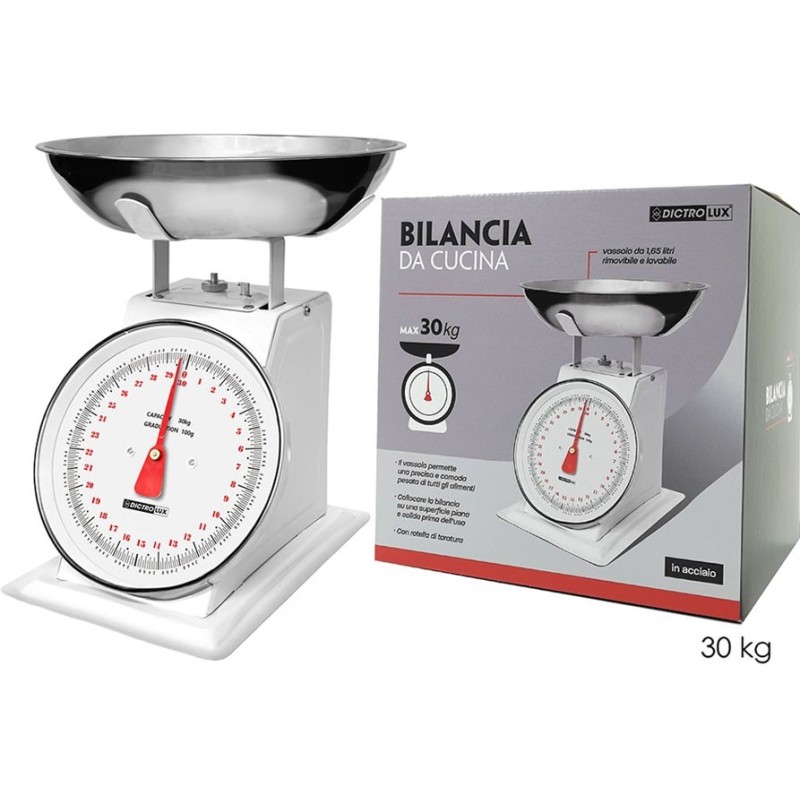 BILANCIA DA CUCINA 30KG BIANC