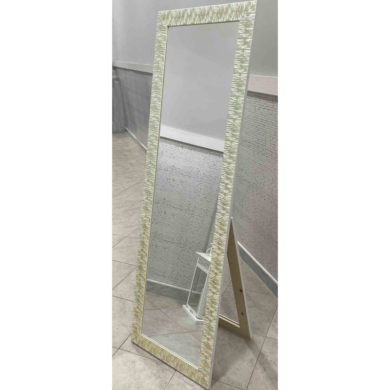 SPECCHIERA 40x180 BIANCO-ORO