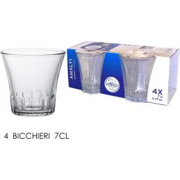 BICCHIERI 4 PZ AMALFI 7CL