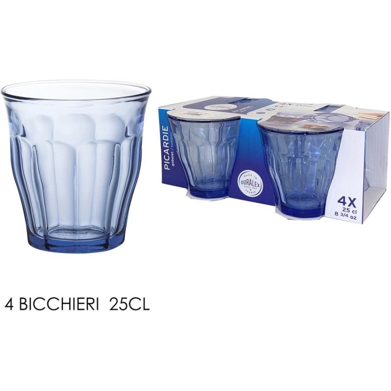 SET 4 BICCHIERI PICARDIE M.25