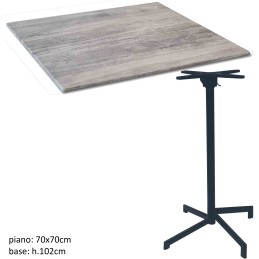 TAVOLO 70cm GRIGIO 26664-41325 CRIBEL