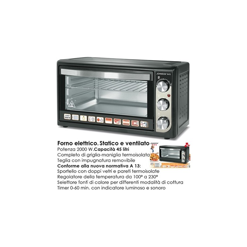 FORNO ELETTRICO X45 JOHNSON