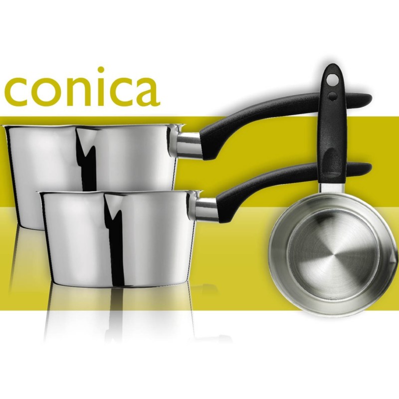 CASSERUOLA CONICA 16 1/M INOX